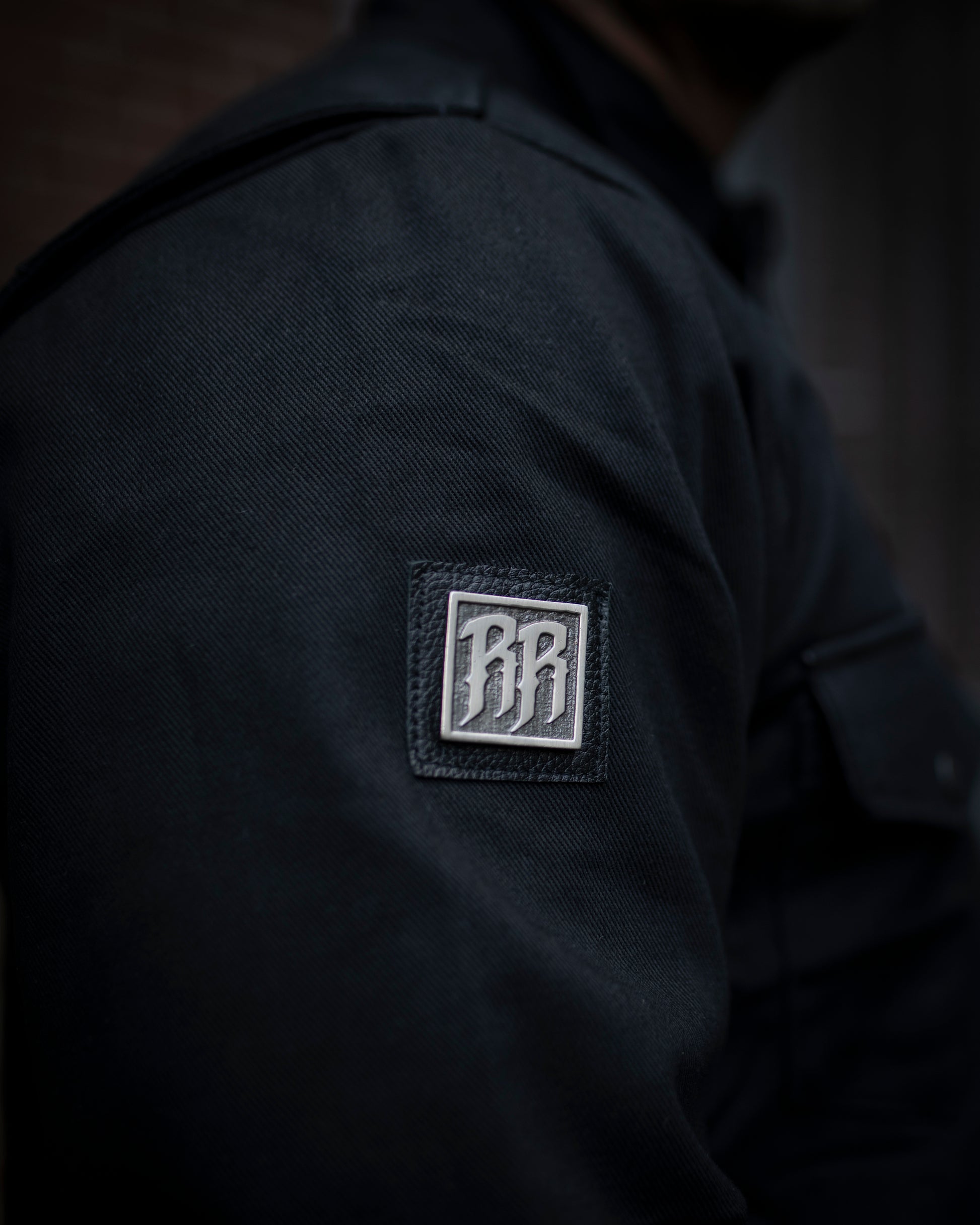 R&R Blackout Denim Hemd