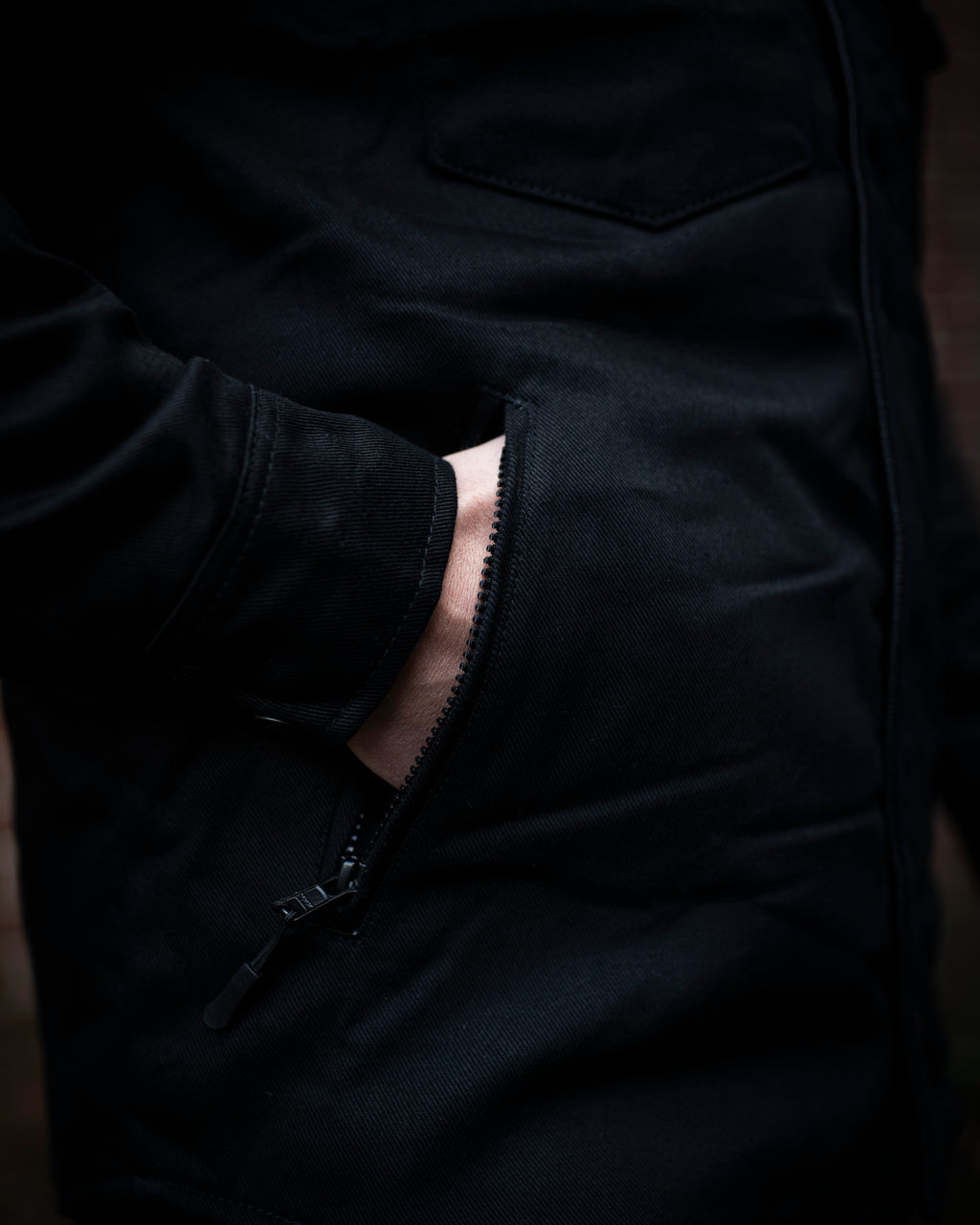 R&R Blackout Denim Hemd