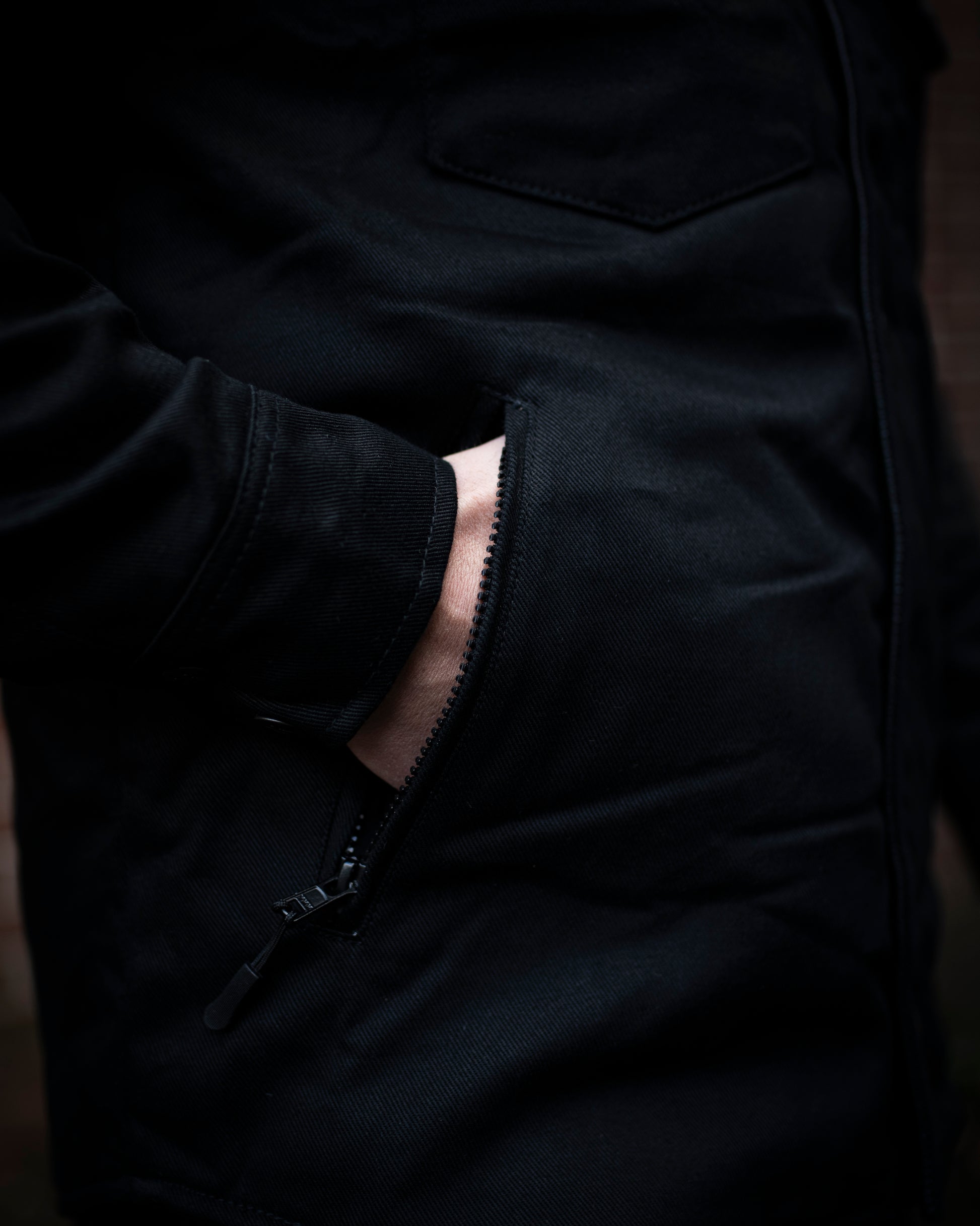 R&R Blackout Denim Hemd