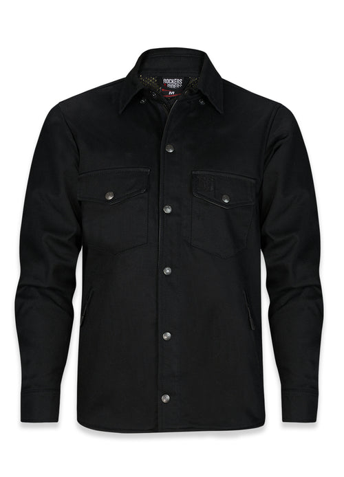 R&R Blackout Denim Hemd