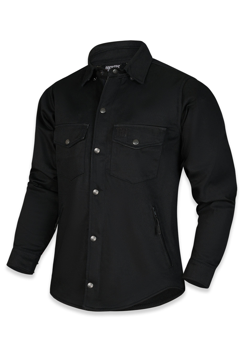 R&R Blackout Denim Hemd