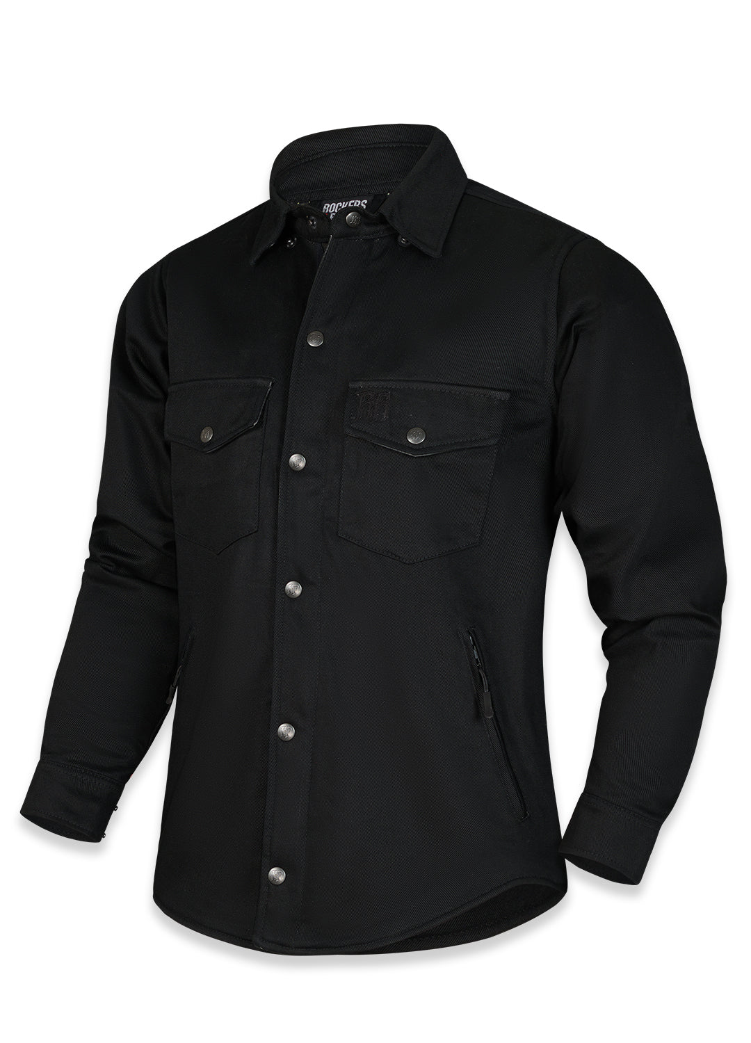 R&R Blackout Denim Hemd